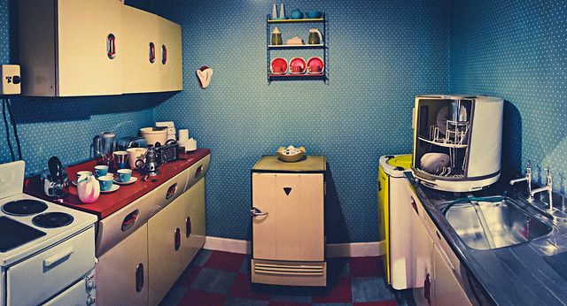 50s Kitchen - Museum of Science and Industry, Manchester.