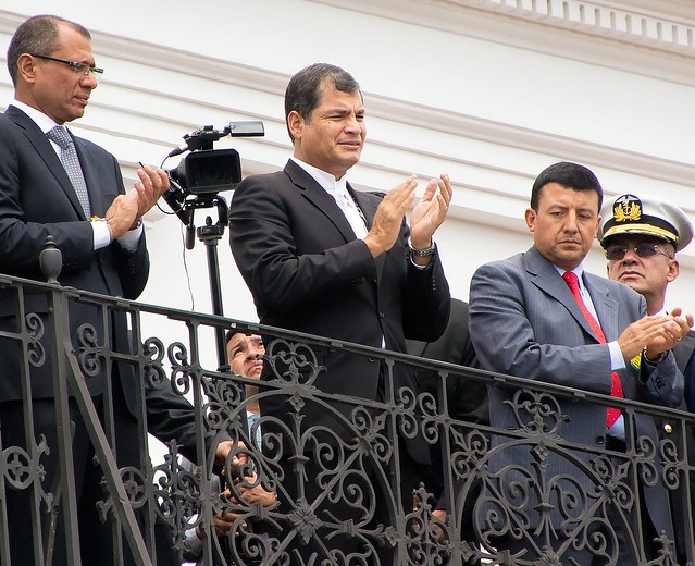President of the Republic of Ecuador  Rafael Correa