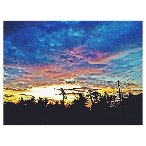 Philippine #sunset #photogrid @photogridorg by John Rey Gamotin, square squareformat iphoneography instagramapp uploaded:by=instagram