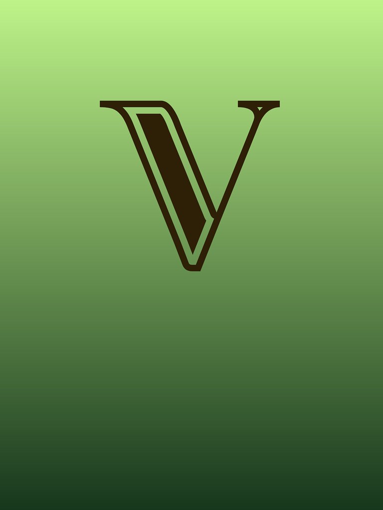 Letter V Wallpaper | An alphabetic character from rendered w… | Flickr