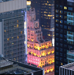 Times Square viewed from Rockefeller Centre 70th floor