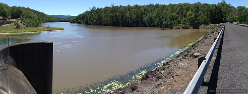 brown water wall dam structures australia reservoir nsw manmade catchment kyogle toonumbardam