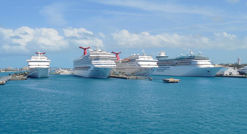 Nassau - Four Cruise Ships | Four cruise ships in Nassau, Ba… | Flickr