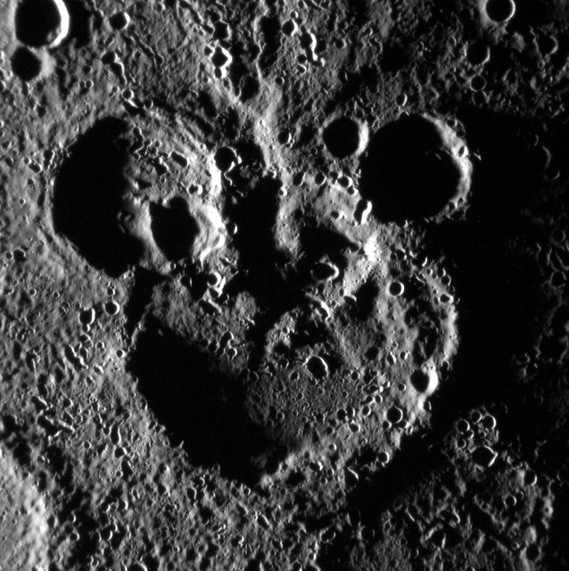 Mickey Mouse Spotted on Mercury! (NASA, MESSENGER, 06/03/12)