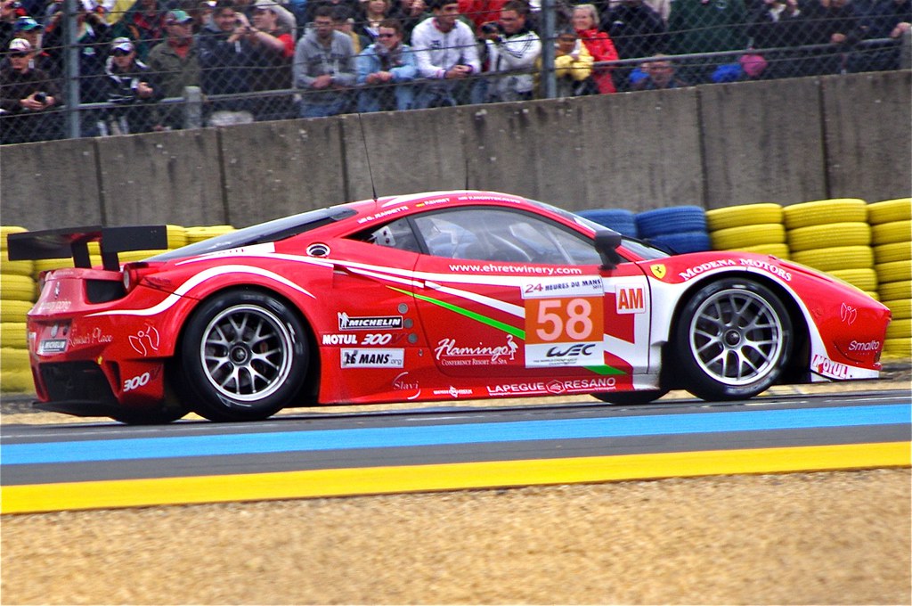 Luxury Racing's Ferrari 458 Italia Driven by Piette Ehret,… | Flickr