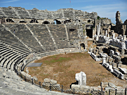 turkey roman side amphitheatre