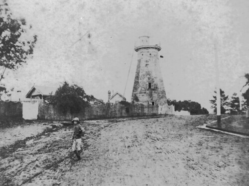 Windmill from Wickham Terrace, Brisbane, ca. 1885