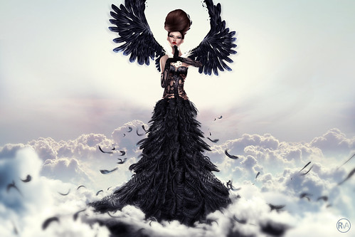 Lost Angel -black- | by RVA -Badon Rain-