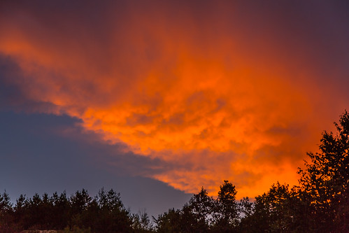 CO4A1459.jpg by Frank Kloskowski, trees sunset ontario canada clouds sudbury coniston lakelaurentain