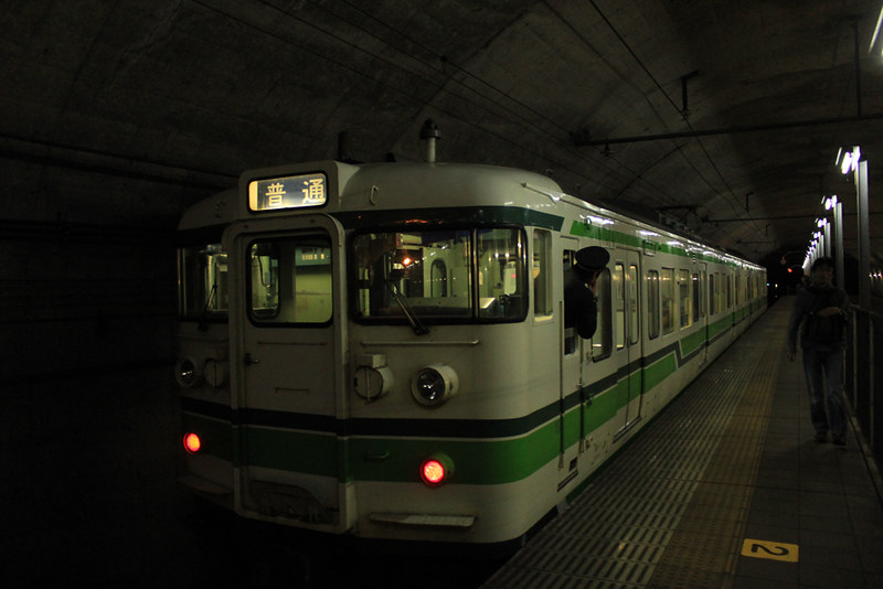 土合駅のトンネル