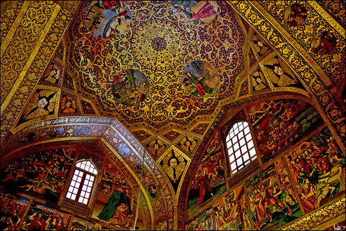 city roof urban art church beautiful architecture painting persian arch view top religion indoor christian ایران isfahan اصفهان معماری persianart persianarchitecture