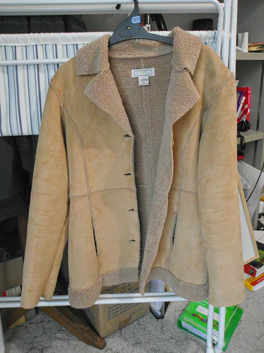 Winter Jacket $5 | Feels like leather, but it's polyester. S… | ag.yoga ...