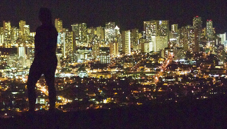 Honolulu City Night Lights