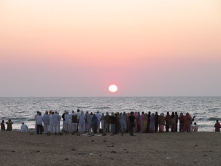 Sunset over Pilgrims
