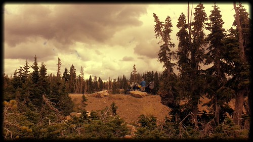 The Captain, from afar by Jodene, Mirror Lake Scenic Byway (Uitnah Mountains)forest honda utah highway mirrorlake roadtrip 150 motorcy