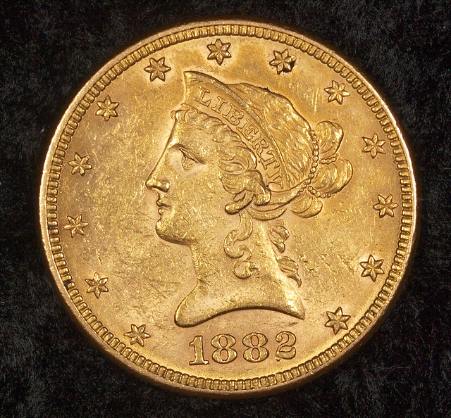 1882 Liberty Eagle gold coin