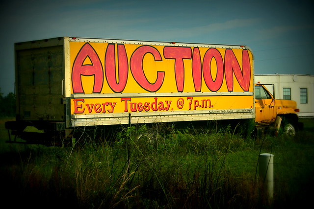 auction every tuesday @ 7 p.m.