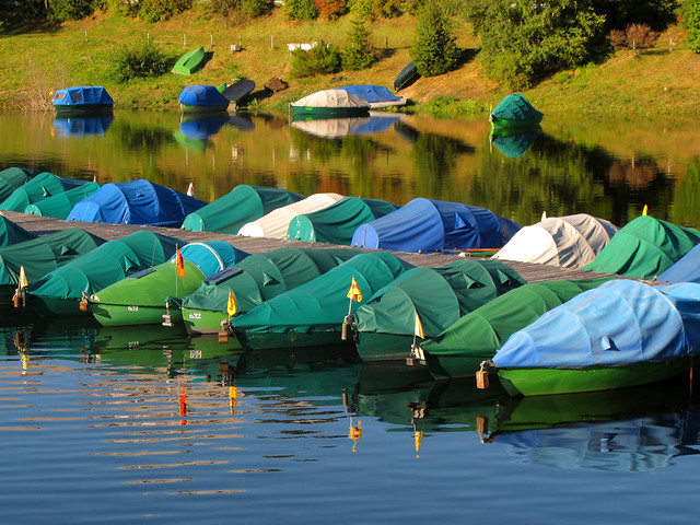 Fishing Boats resting at Schluchsee