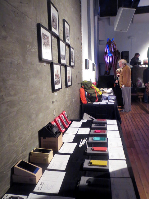 Start of the Silent Auction at 111 Minna Gallery
