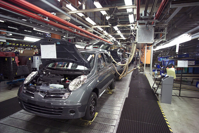 British manufacturing and industry; Nissan Sunderland