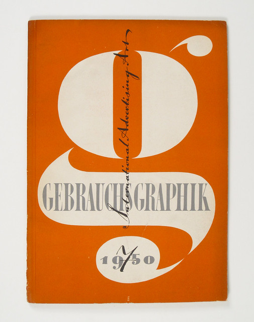 Cover of Gebrauchsgraphik by Heinz Hadem, 1950