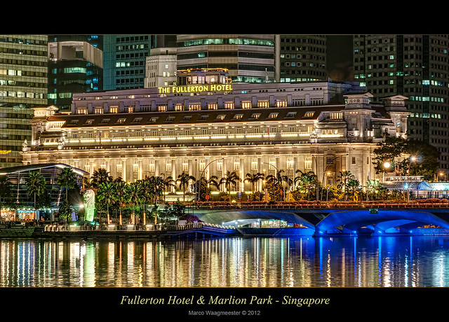Fullerton Hotel & Marlion Park, Singapore
