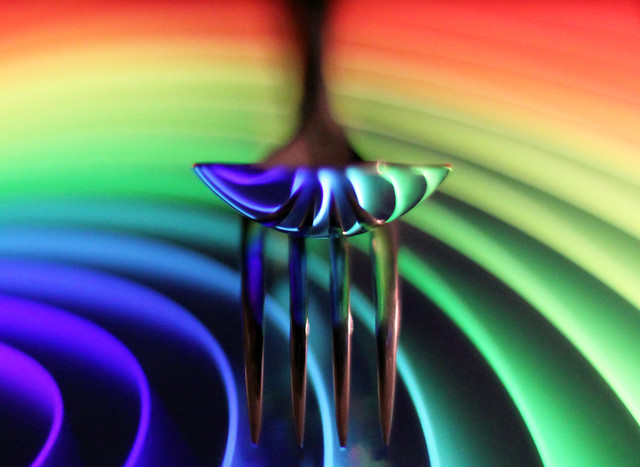 Rainbow cutlery