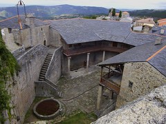 Château de Castro Caldelas, comarque de Tierra de Caldelas, Province d'Ourense, Galice, Espagne.