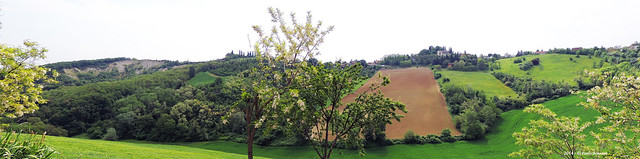 San Lorenzo in collina vista da via San Martino