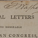 George Washington's official letters and signature