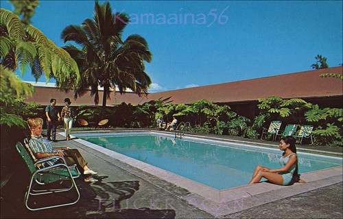 hawaii postcard 1950s bigisland hilo