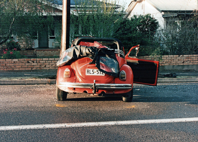 Smashed Volkswagen Beelte