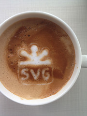 Today's latte, SVG logo.
