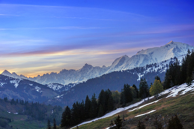 Sunrise at Mont - Blanc