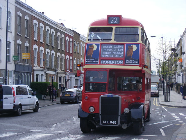 First bus of the day  RTL 453 KLB648 - Millfields, Clapton E5  RT 75th anniversary, 22 route