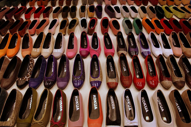 Lady's Shoes | A colorful selection of lady's shoes at a loc… | Flickr