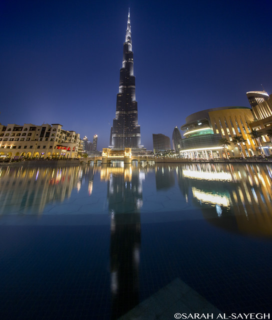 UAE - Dubai - Burj Khalifa Blue Hour