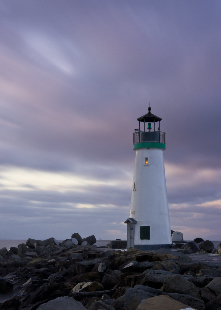Purple Walton Lighthouse | @Santa Cruz, CA | tracyjuang | Flickr
