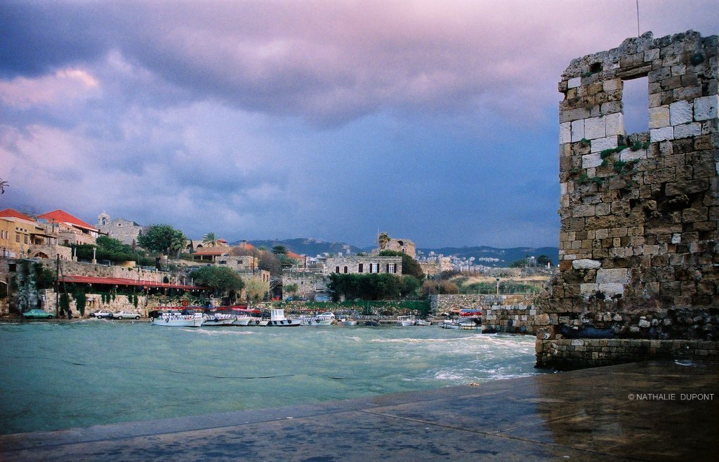 Port de Byblos après l'orage...