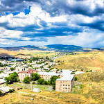 The view from Erebuni, close to Yerevan in Armenia