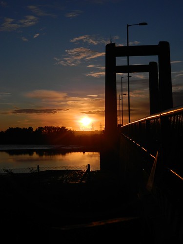 bridge sun sunrise kingsferry