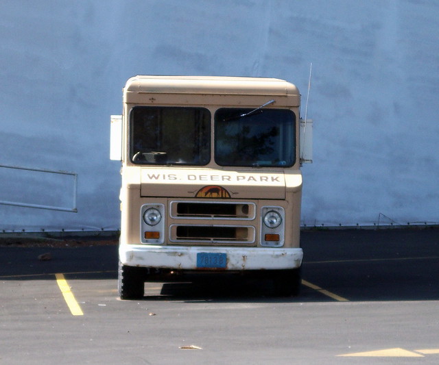 A Parked Wisconsin Deer Park Vehicle.