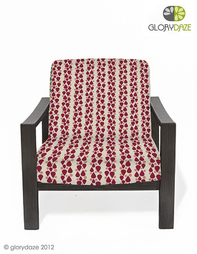 TEARS berry salmon CHAIR | by GlorydazeDesigns