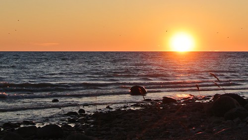 Sunset at Point Farms Beach by RichardBH, camping beach pointfarms campingwithsharon