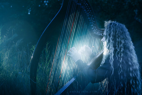 light portrait people musician music woman girl fairytale night canon hair person medieval fantasy midnight ethereal harp ghostly renaissance harpist rebelxsi