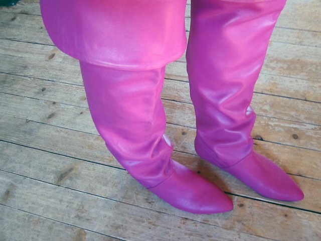 My vintage pink otk boots