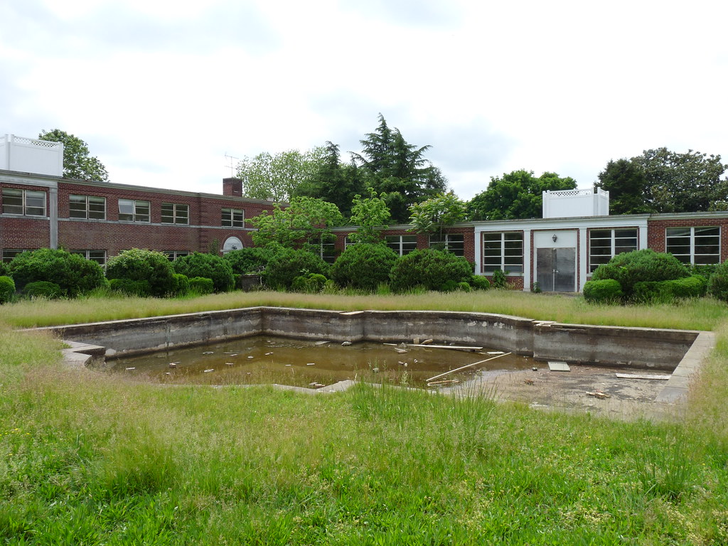remnants of pool and formal gardens at former Villa Maria … Flickr