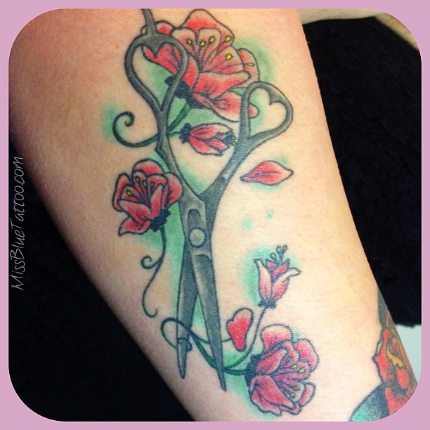 The first tattoo I ever did on Heather @sweetestofthesour … | Flickr
