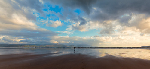 Sebastian on Inch beach, County Kerry, Ireland by Sebastian Anthony, Uploading a larger and better version of this photo, from my trip to south-west Ireland in 2012. It