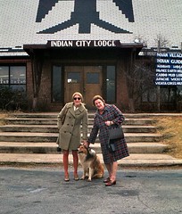 Oklahoma   -   Anadarko  -   Indian City   -  My mother & me   -  January 1972